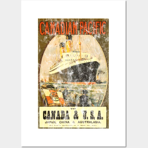 Canadian Pacific Ships Passenger Liner Wall Art by The Rag Trade 2021